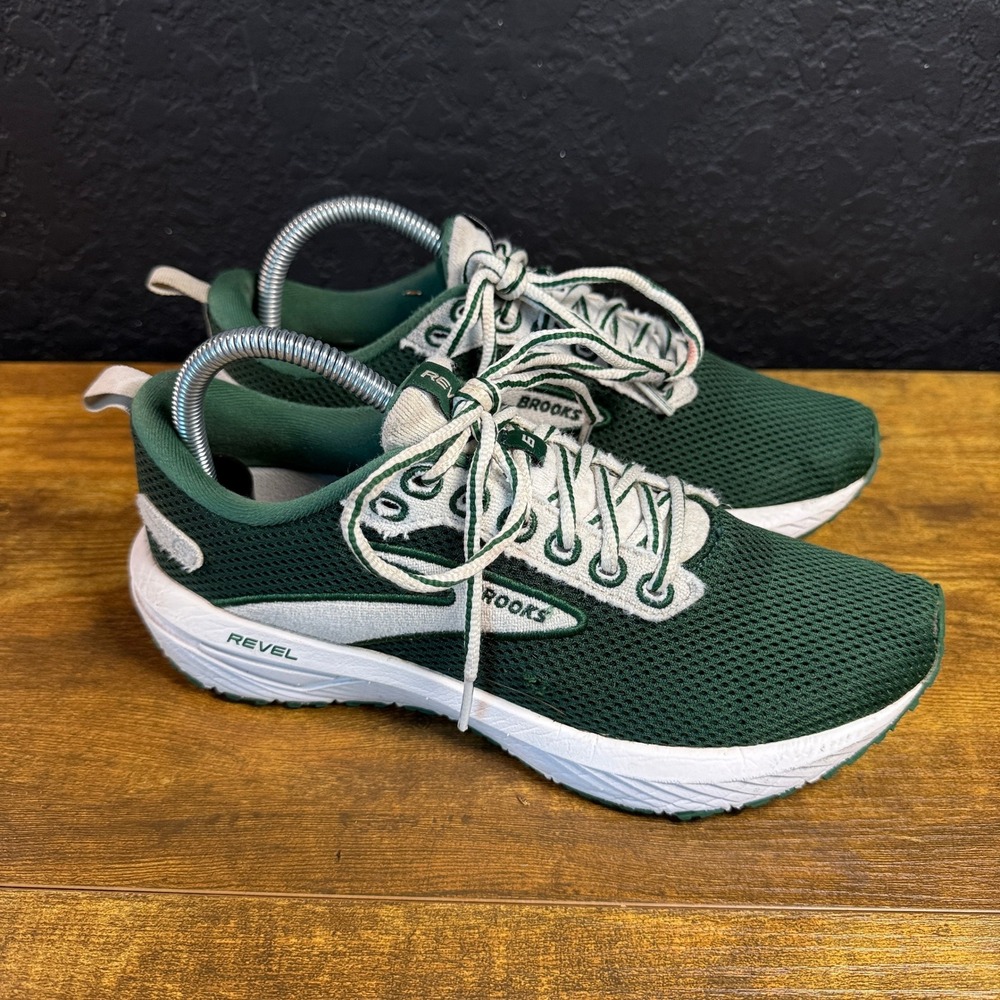 Brooks Revel 6 1203861B319 Green Mesh Running Shoes Womens Size 8.5